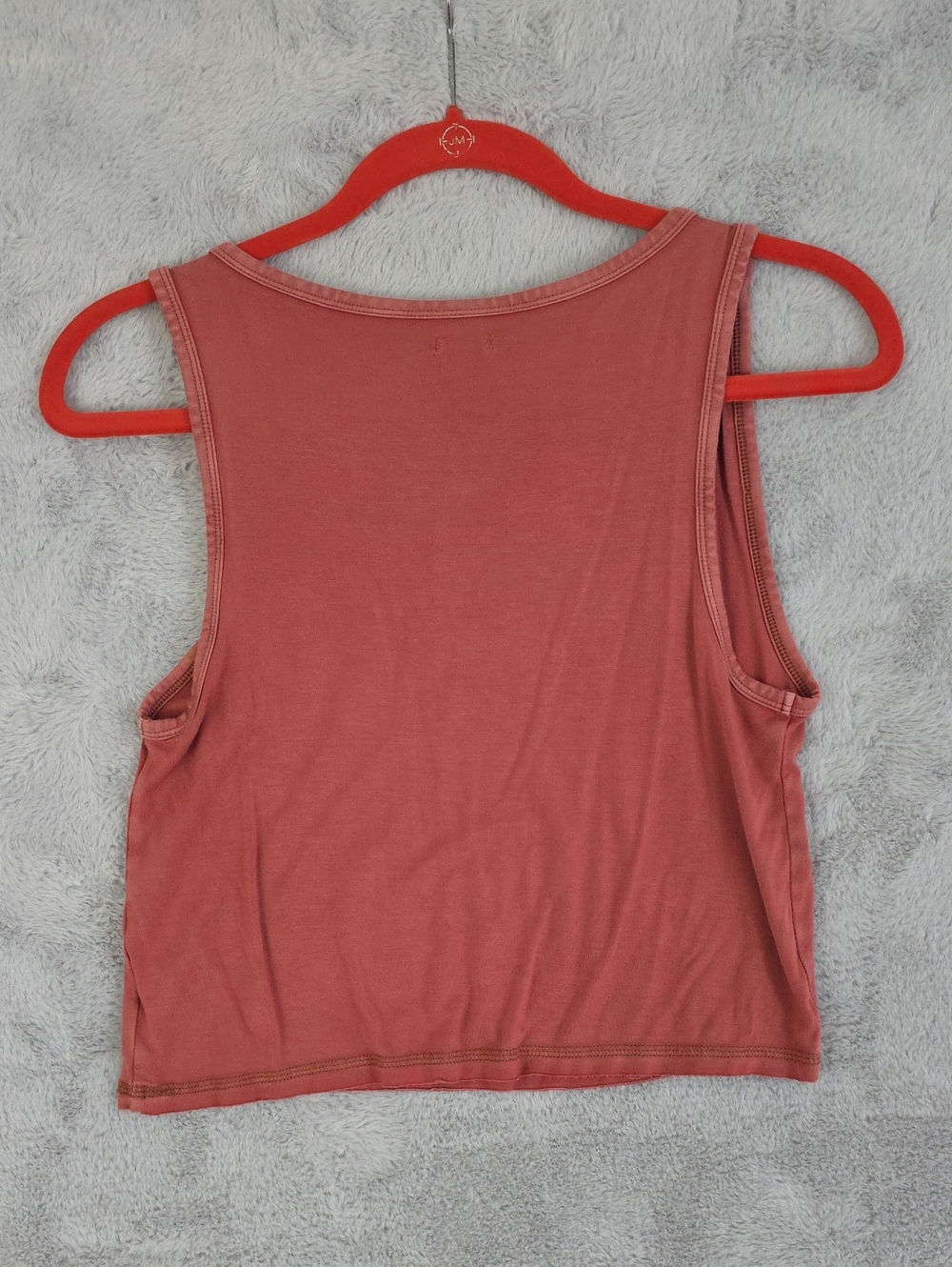Aerie Cropped Tank Top XS Mauve Dusty Rose Sleeveless Soft Stretch Basic - Picture 4 of 7